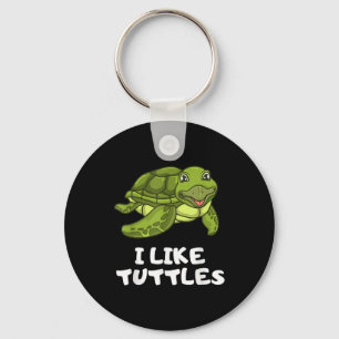 Porte-clés Vêtements de tortue amusants - Mème de tortue qu