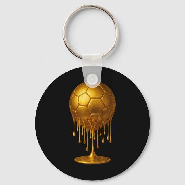 Porte-clés Vêtements d'esprit dorés dégoulinants de foot pour (Recto)
