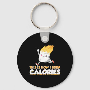 Porte-clés Vêtements mignons de Marshmallow S'mores Comment j