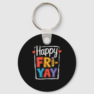 Porte-clés Vêtements pour femmes Happy Friday Fri-yay Enseign