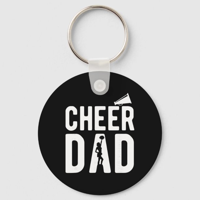 Porte-clés Vêtements pour papa de cheerleading - Papa de chee (Recto)