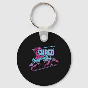 Porte-clés Vêtements vintages Snowboard 80s 90s Retro Snowboa