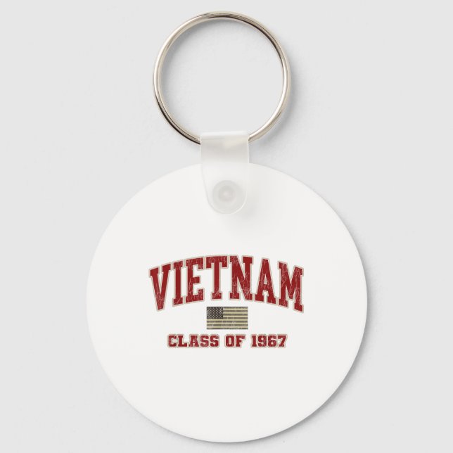 Porte-clés Vétéran De Guerre Vietnam Chemise Militaire Cl De  (Recto)