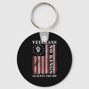 Porte-clés Vétérans militaires protestent drapeau patriotique