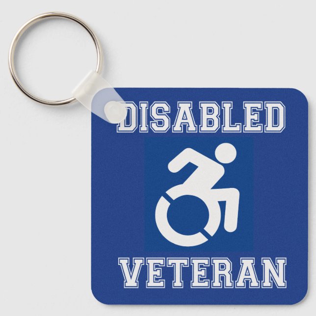 Porte-clés Vétérinaire handicapé (Recto)