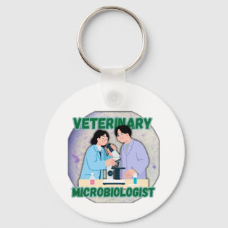 Porte-clés Veterinary Microbiologist – Lab Science Design