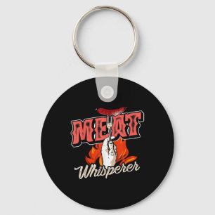 Porte-clés Viande fumée Steak Bacon Viande Whisperer Funny Bb