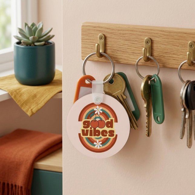 Porte-clés Vibes de bonne humeur (Créateur téléchargé)