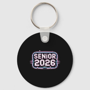 Porte-clés Vibes de fin d'études de Senior 2026 Rétro Gamer