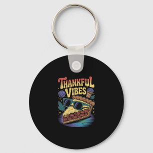 Porte-clés Vibes de gratitude Tarte aux noix de pécan cool Su