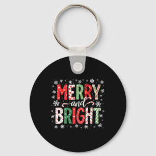 Porte-clés Vibes De Noël Festives Joyeuses Et Lumineuses X