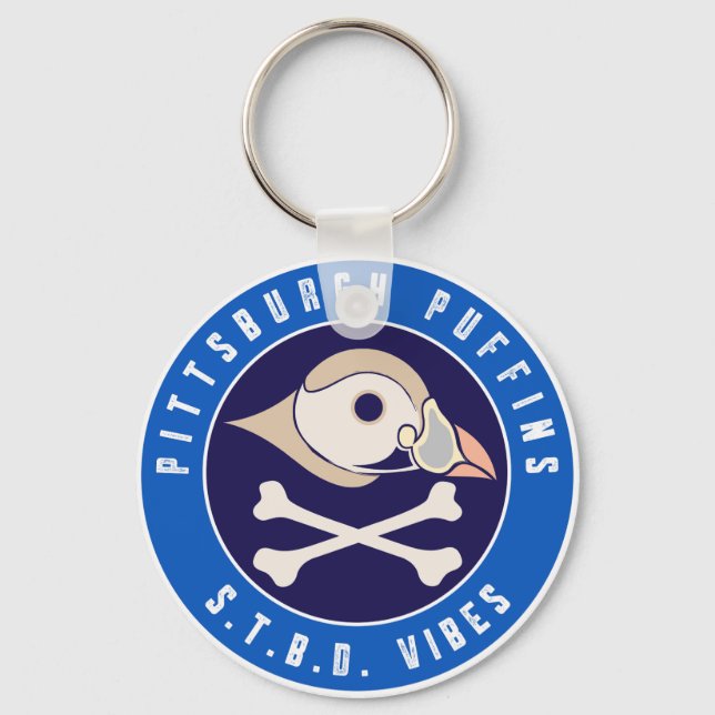Porte-clés Vibes de Pittsburgh Puffins S.T.B.D. (Recto)