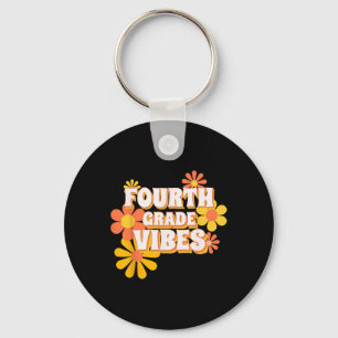 Porte-clés Vibes De Quatrième Année super Rétro Retour Au Thé