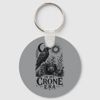 Porte-clés Vibes de sorcière de la corneille Chaudron de sorc