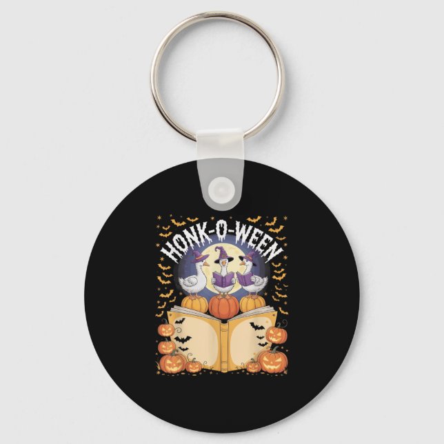 Porte-clés Vibes De Vacances Pour Halloween Amusants (Recto)