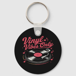 Porte-clés Vibes de vinyle uniquement - Conception du lecteur