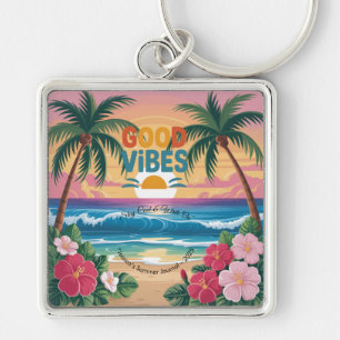 Porte-clés Vibes d'été Carnet tropical