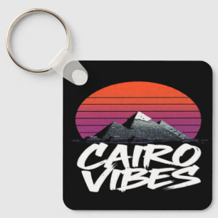 Porte-clés Vibes du Caire Vintage Style de rue égyptien & V
