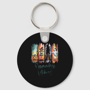 Porte-clés Vibes éffrayantes Halloween Citrouille Ghost Bat H