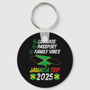 Porte-clés Vibes familiales Jamaïque Voyage en famille 2025 J