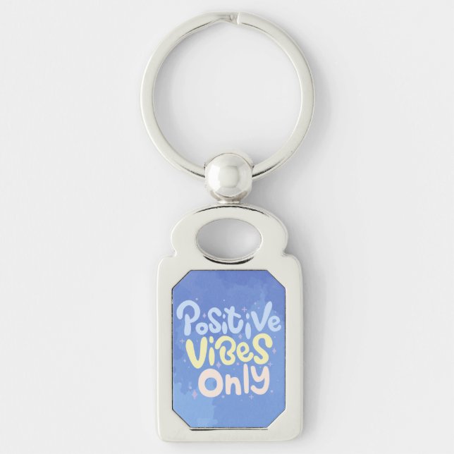 Porte-clés Vibes Positives Seulement (Devant)