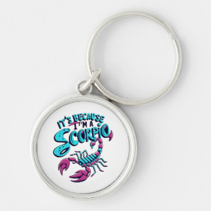 Porte-clés Vibrations Astrologiques Scorpion Signe du Zodiaqu