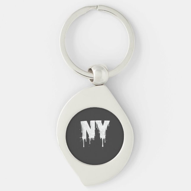 Porte-clés Vibrations des rues de NY (Devant)
