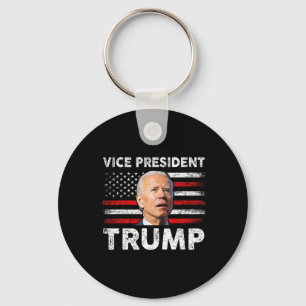 Porte-clés Vice-président Trump Drapeau américain Biden Élect