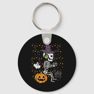 Porte-clés Vidéo Gamer Squelette Halloween Costume Hommes gar