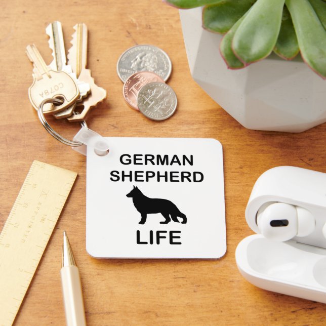 Porte-clés vie de berger allemand (Bureau)