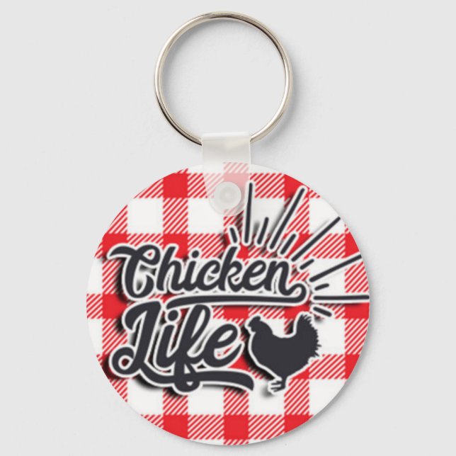 Porte-clés Vie de poulet (Verso)