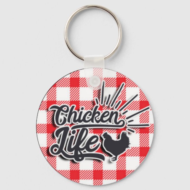 Porte-clés Vie de poulet (Recto)