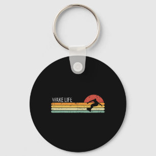 Porte-clés Vie de Wakesurfing Wakesurf Wakesurfer Vintage Rét