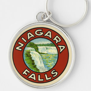 Porte-clés Vieilles chutes du Niagara de Vintage voyage