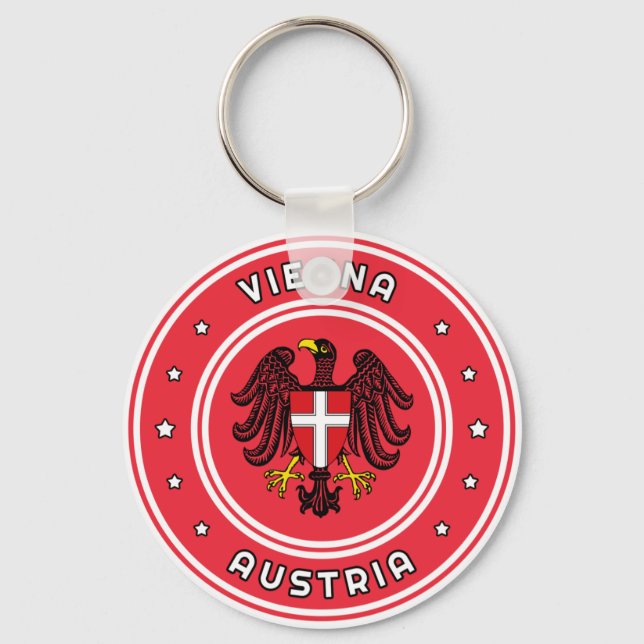 Porte-clés Vienna Coat of Arms, Austria (Recto)