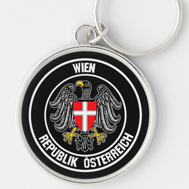 Porte-clés Vienna Round Emblem (Devant)