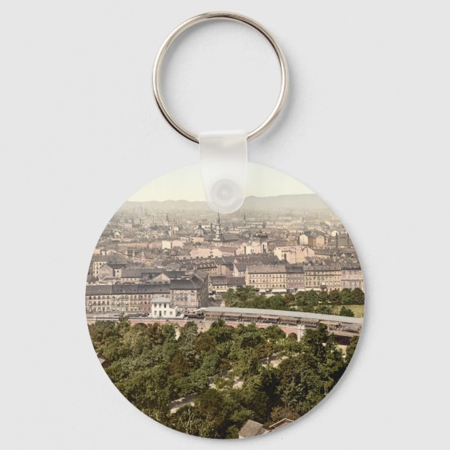 Porte-clés Vienne de Riesenrad, Autriche (Recto)