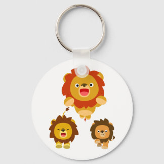 Porte-clés 'Viens ! ! ' Trois mignons Porte - clé de Lions Ca