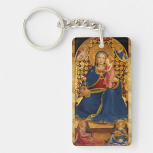 PORTE-CLÉS VIERGE AVEC ENFANT ET ANGELS 2