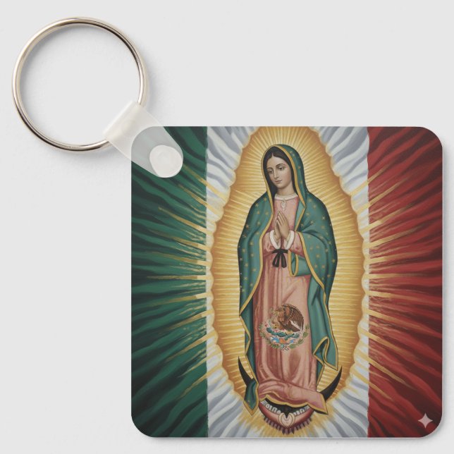 Porte-clés Vierge de Guadalupe - Mexique (Recto)