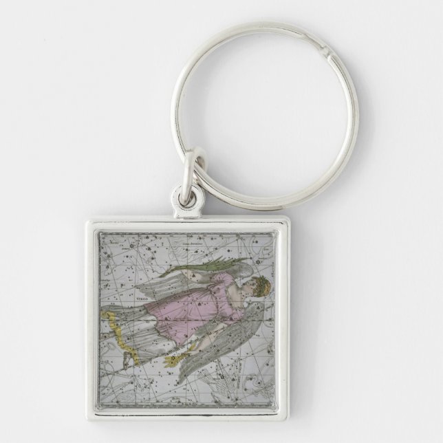 Porte-clés Vierge, "d'un atlas céleste", pub. en 1822 (col (Devant)