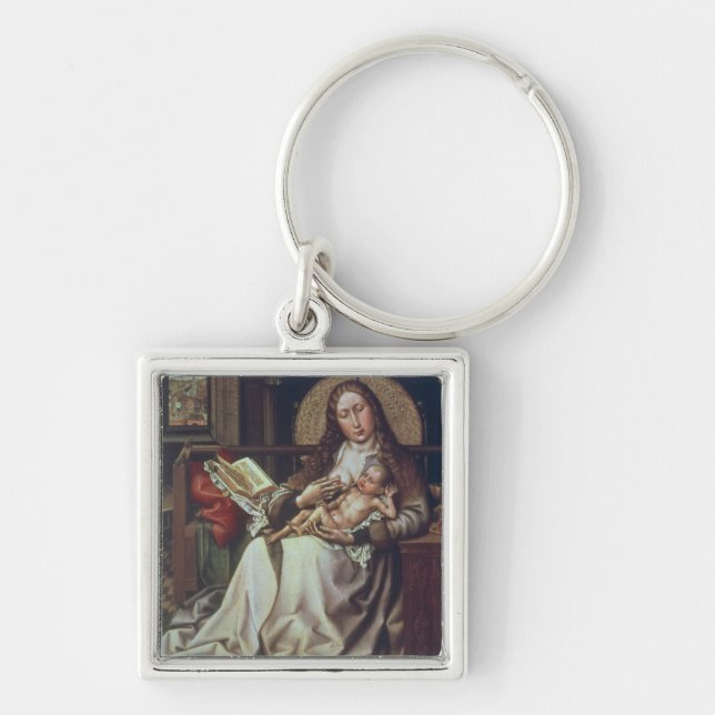 Porte-clés Vierge et enfant avant un Firescreen, c.1440 (Devant)