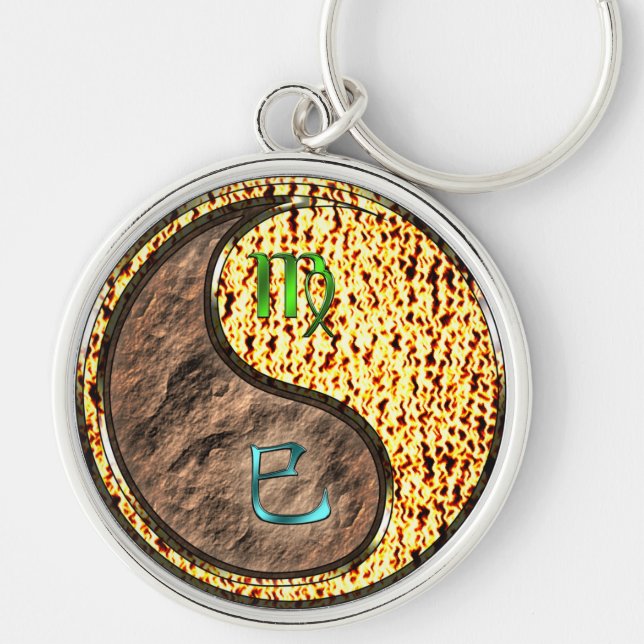 Porte-clés Vierge et serpent à feu (Devant)