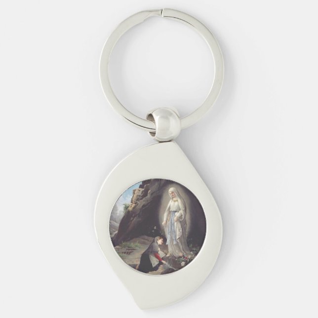 Porte-clés Vierge Marie de Lourdes (Devant)