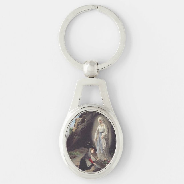 Porte-clés Vierge Marie de Lourdes (Devant)