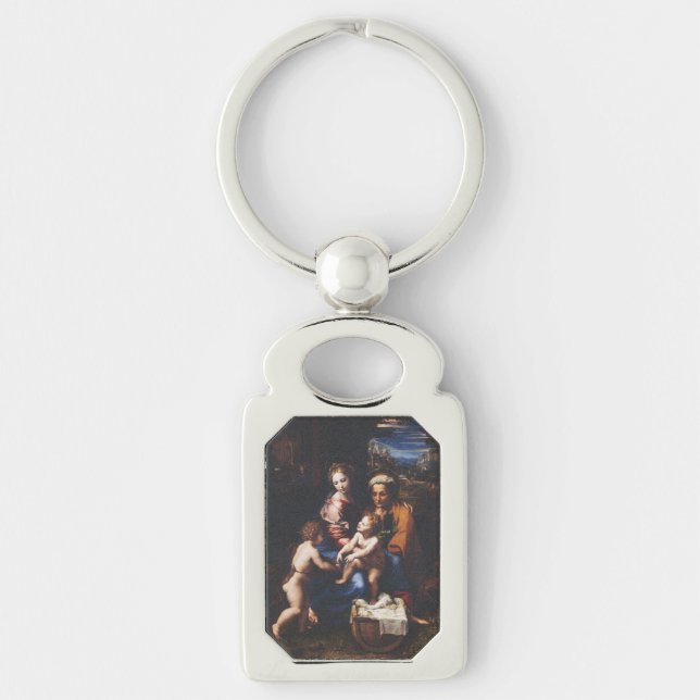 Porte-clés Vierge Marie et Enfant avec Jean-Baptiste (Devant)