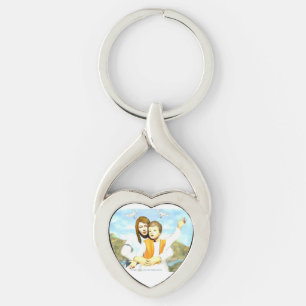 Porte-clés Vierge Marie et l'enfant Jésus