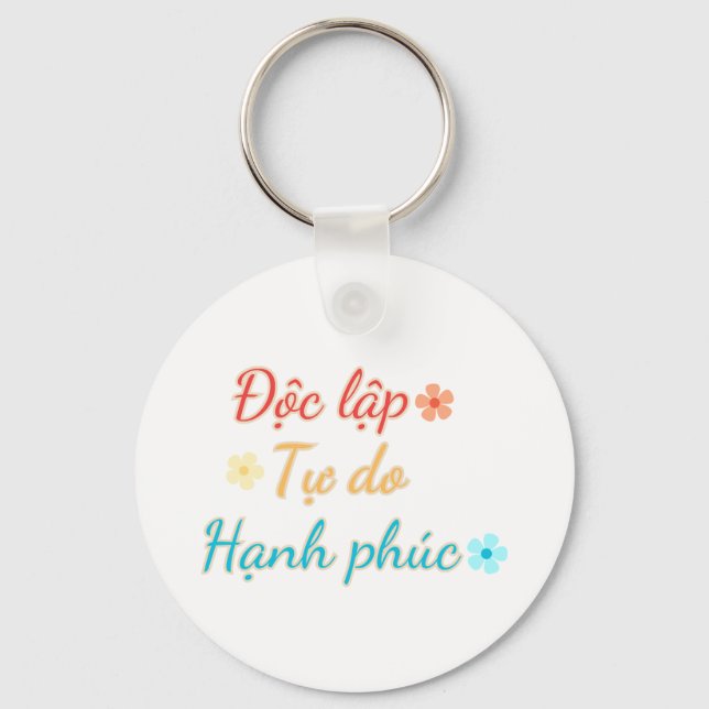 Porte-clés VIETNAM Porte - clé - Liberté d'indépendance (Recto)