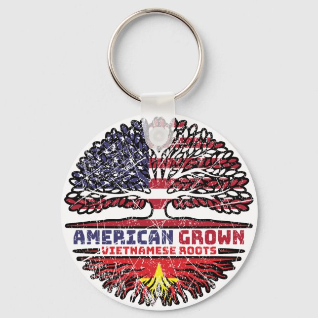 Porte-clés Vietnam US American États-Unis (Recto)