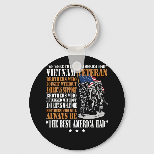 Porte-clés Vietnam Vétérinaire La Meilleure Amérique Avait Fi (Recto)